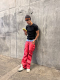 RARE PANT CUERO RED UNISEX FIT