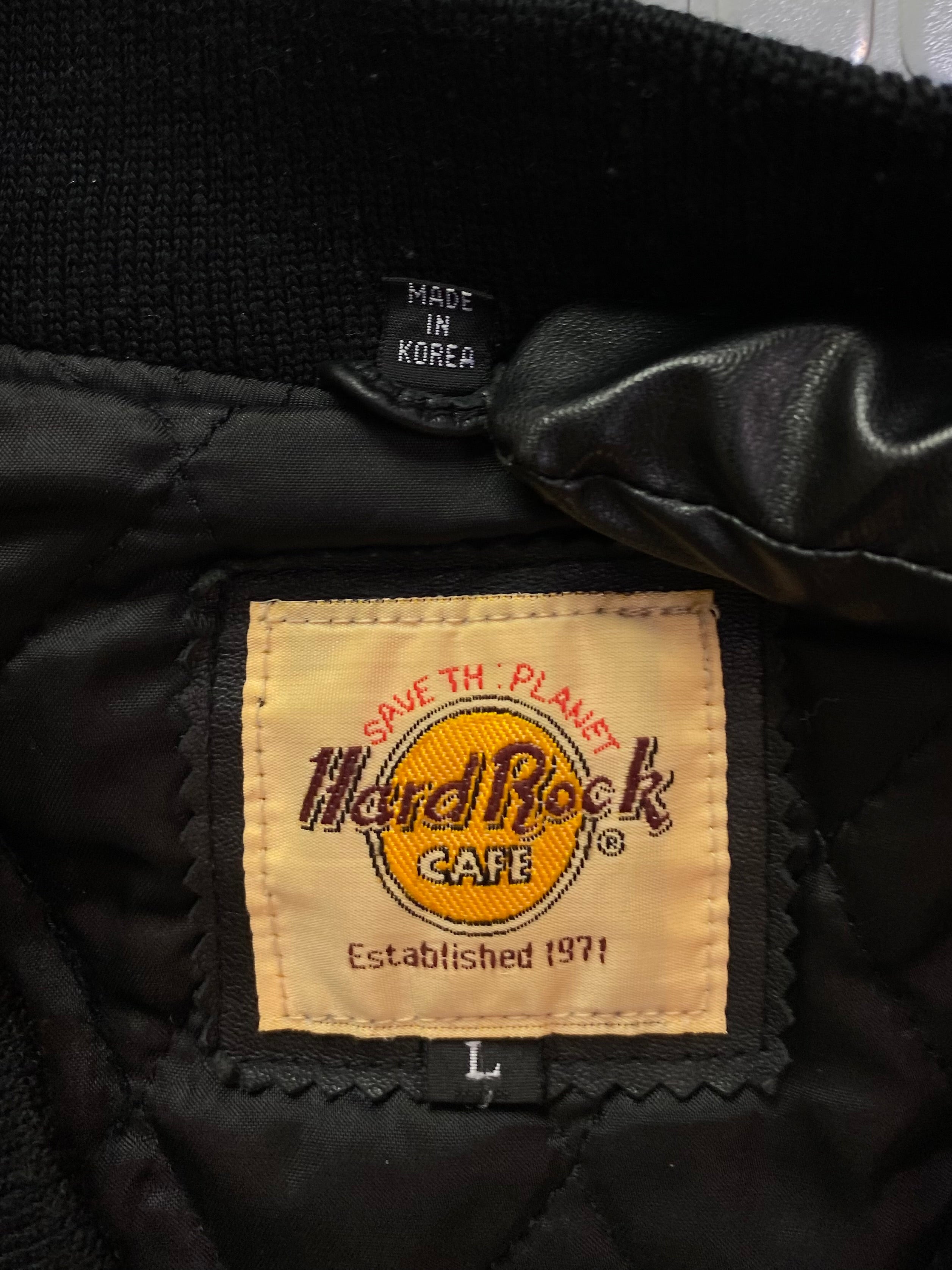 VARSITY JACKET HARD ROCK CAFE 100% OG CITYWALK OSAKA MADE IN KOREA