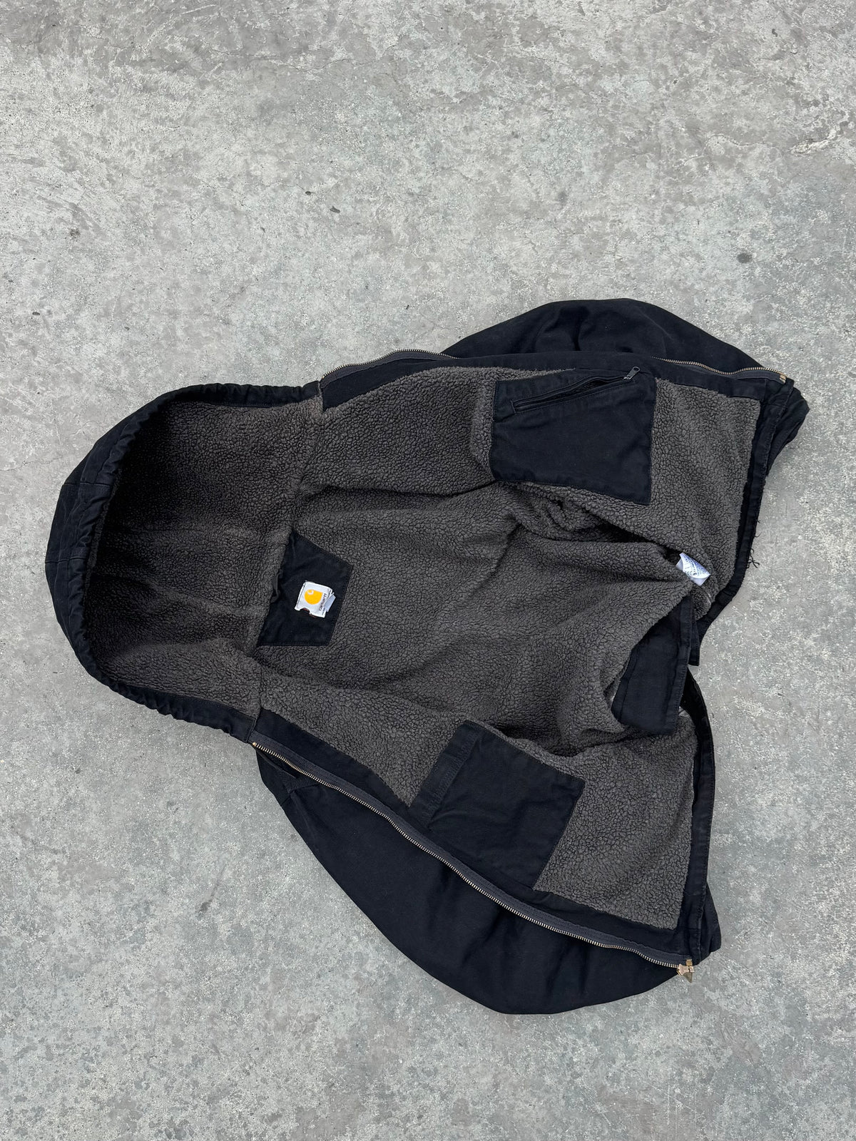 CARHARTT 1990s J141-BLK LINED WORK / BLACK ACTIVE JACKET