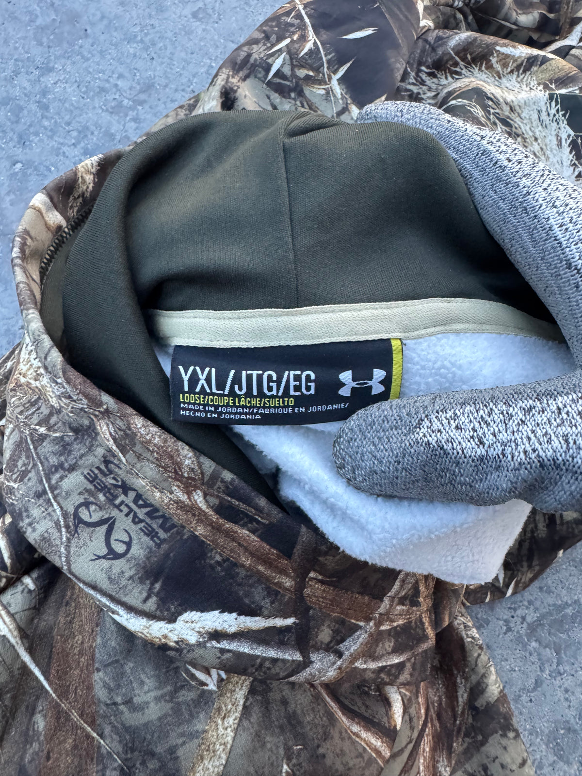 HOODIE CAMO REALTREE UNDER ARMOUR OG