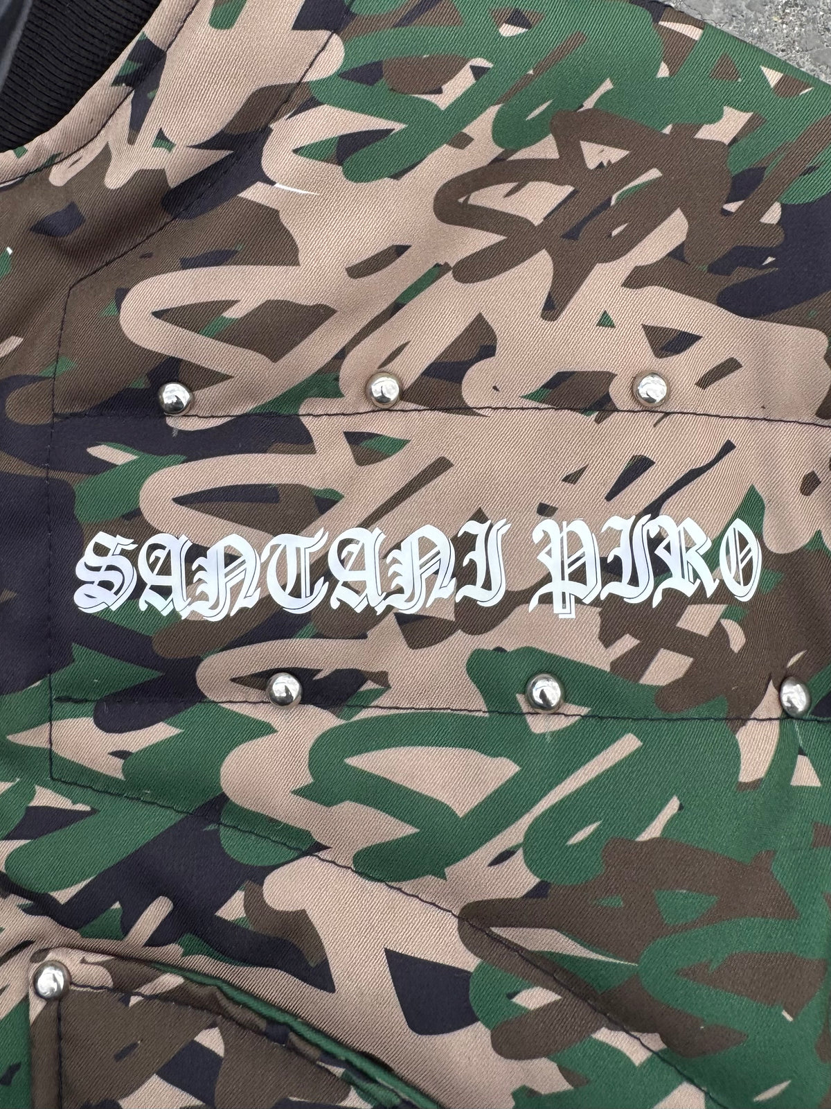 PUFFER JACKET CAMO BOXY SANTANI PIRO EXCLUSIVE COLLECTION
