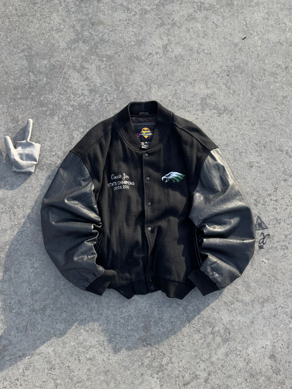 VARSITY JACKET EAGLES BOX LOGO EXCLUSIVE RARE PIECE