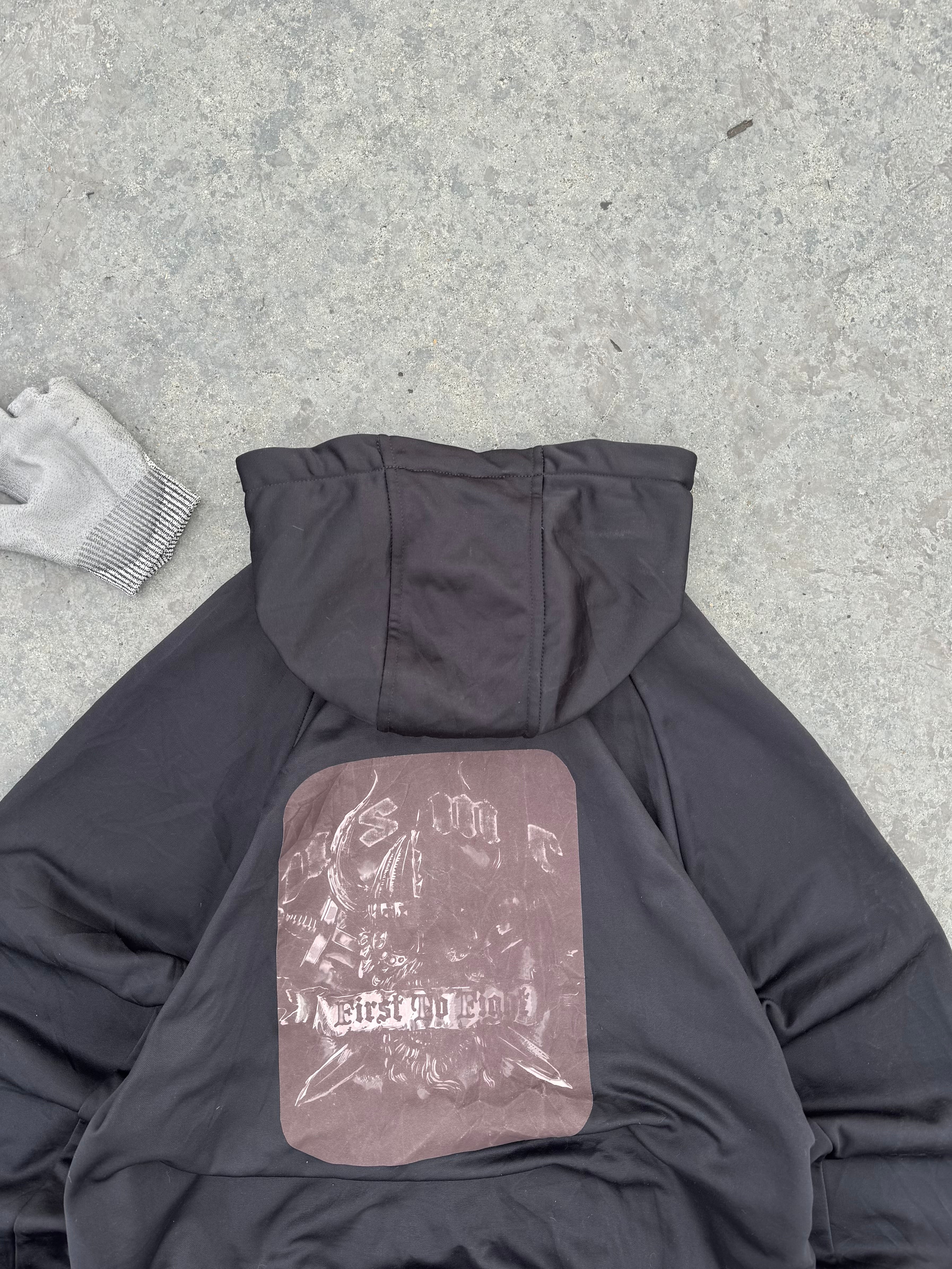 BLACK HOODIE “DRIPOWER 360”RUSSELL LEGIT
