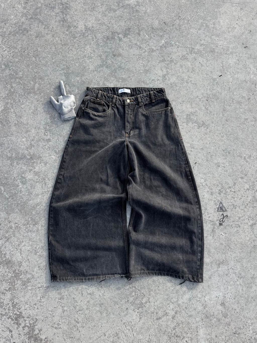 BOOT LEG BLACK DENIM PANT WASSTE