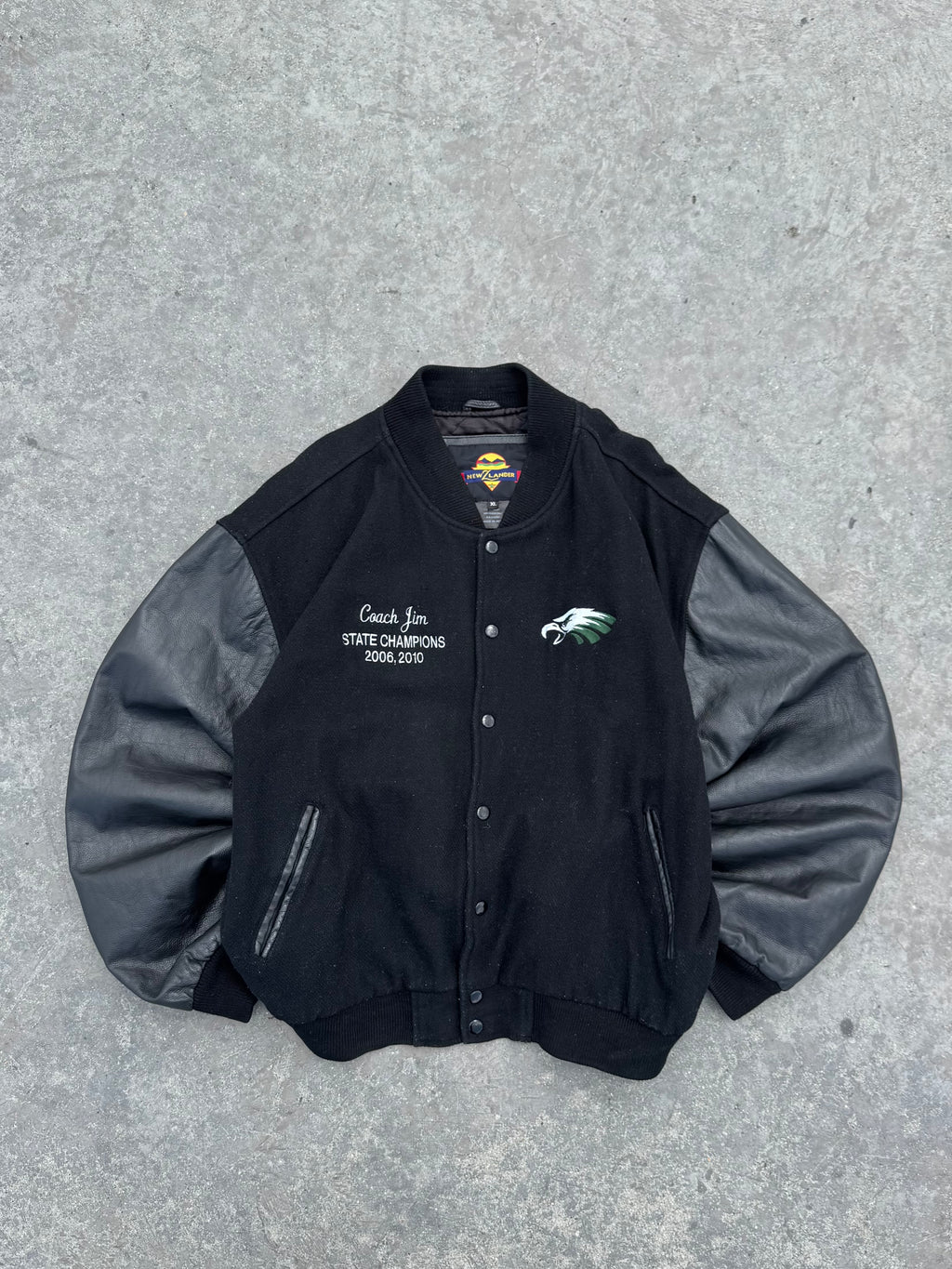 VARSITY JACKET BIG LOGO EAGLES NEW ZLANDER OG 1999