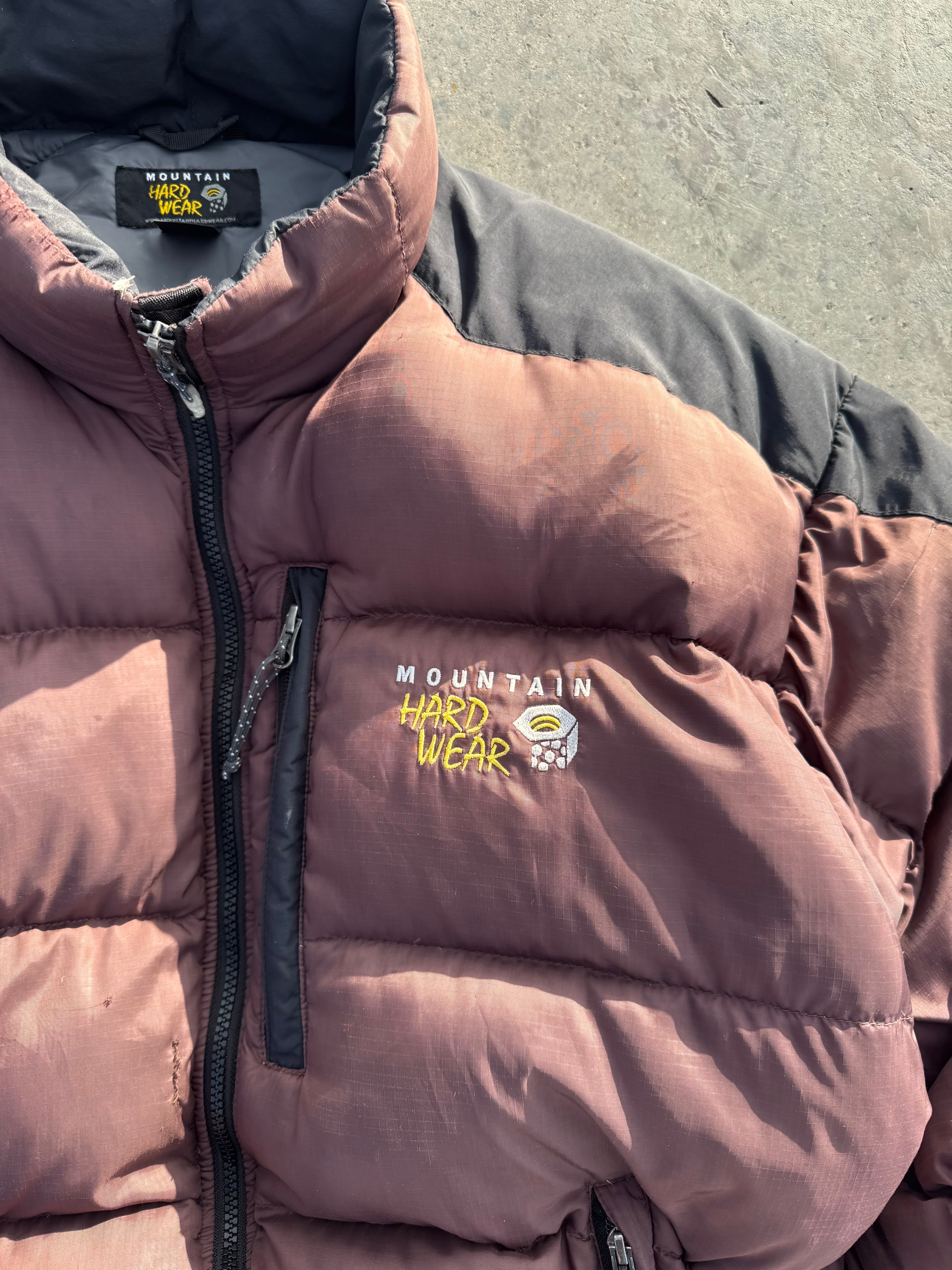MOUNTAIN HARDWEAR DOWN PUFFER JACKET COFFE🪶