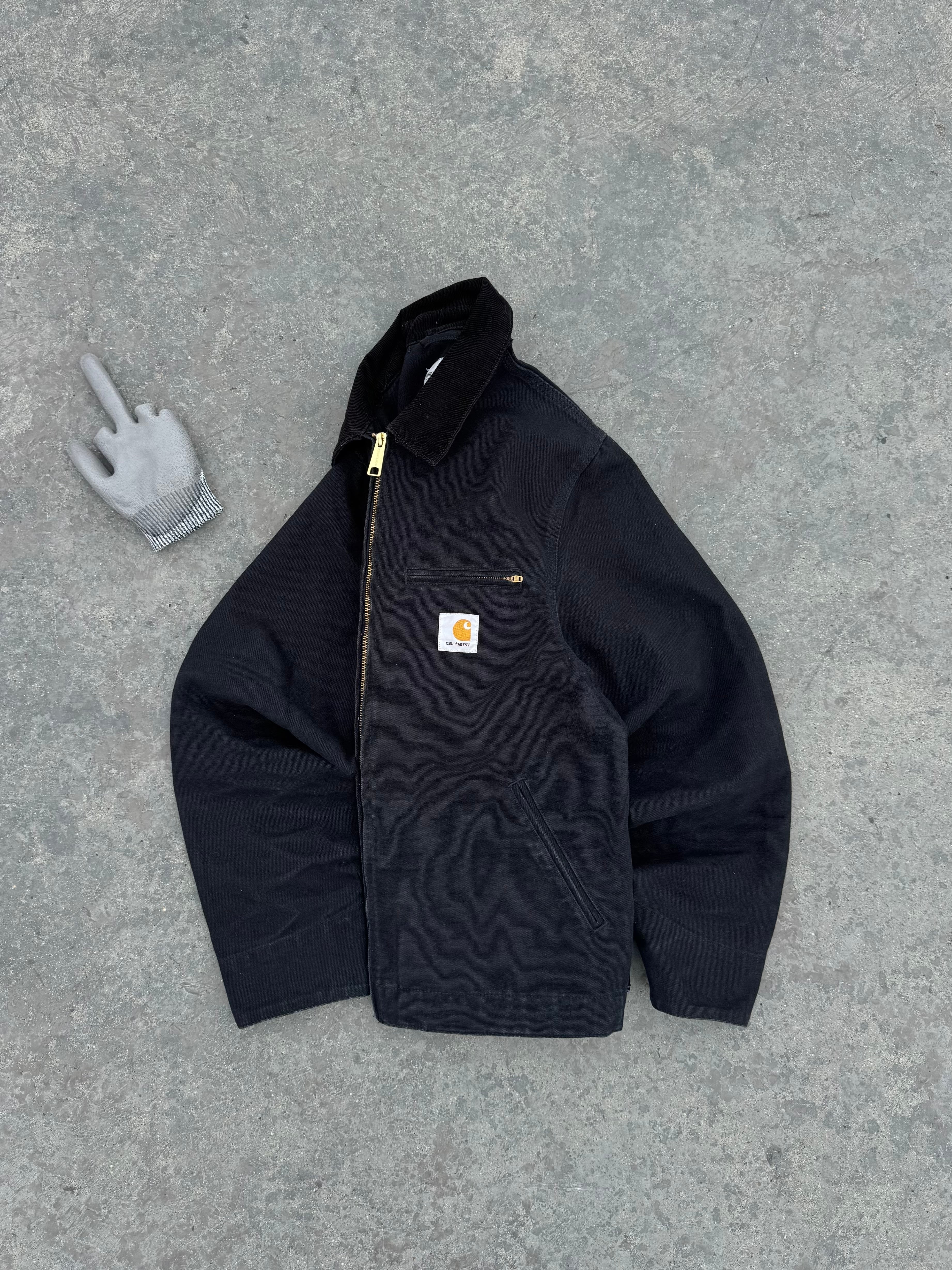 CARHARTT WIP DETROIT JACKET BLACK WORK WEAR