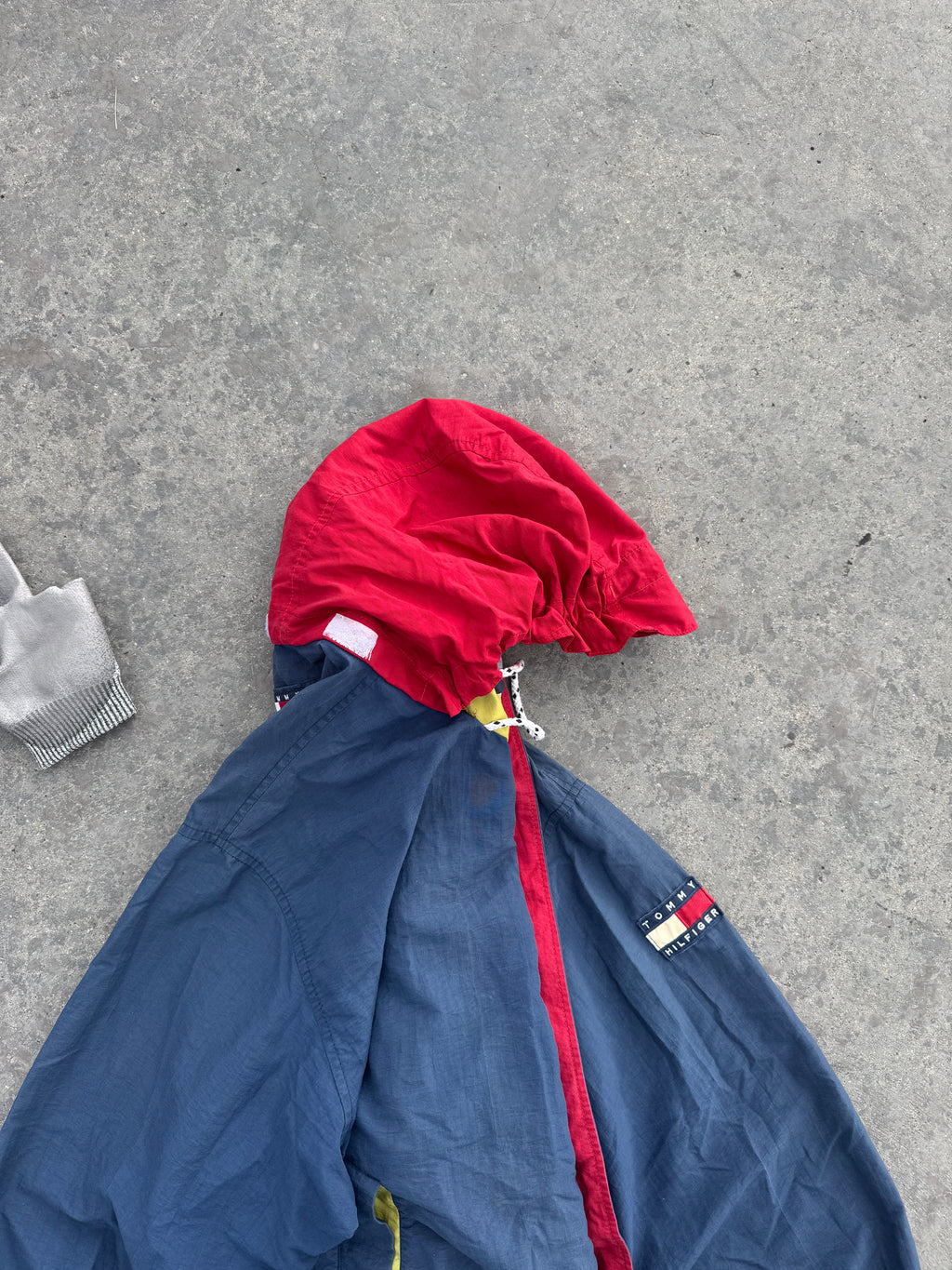 TOMMY HILFIGUER ZIP JACKET POCKET 90s VINTAGE