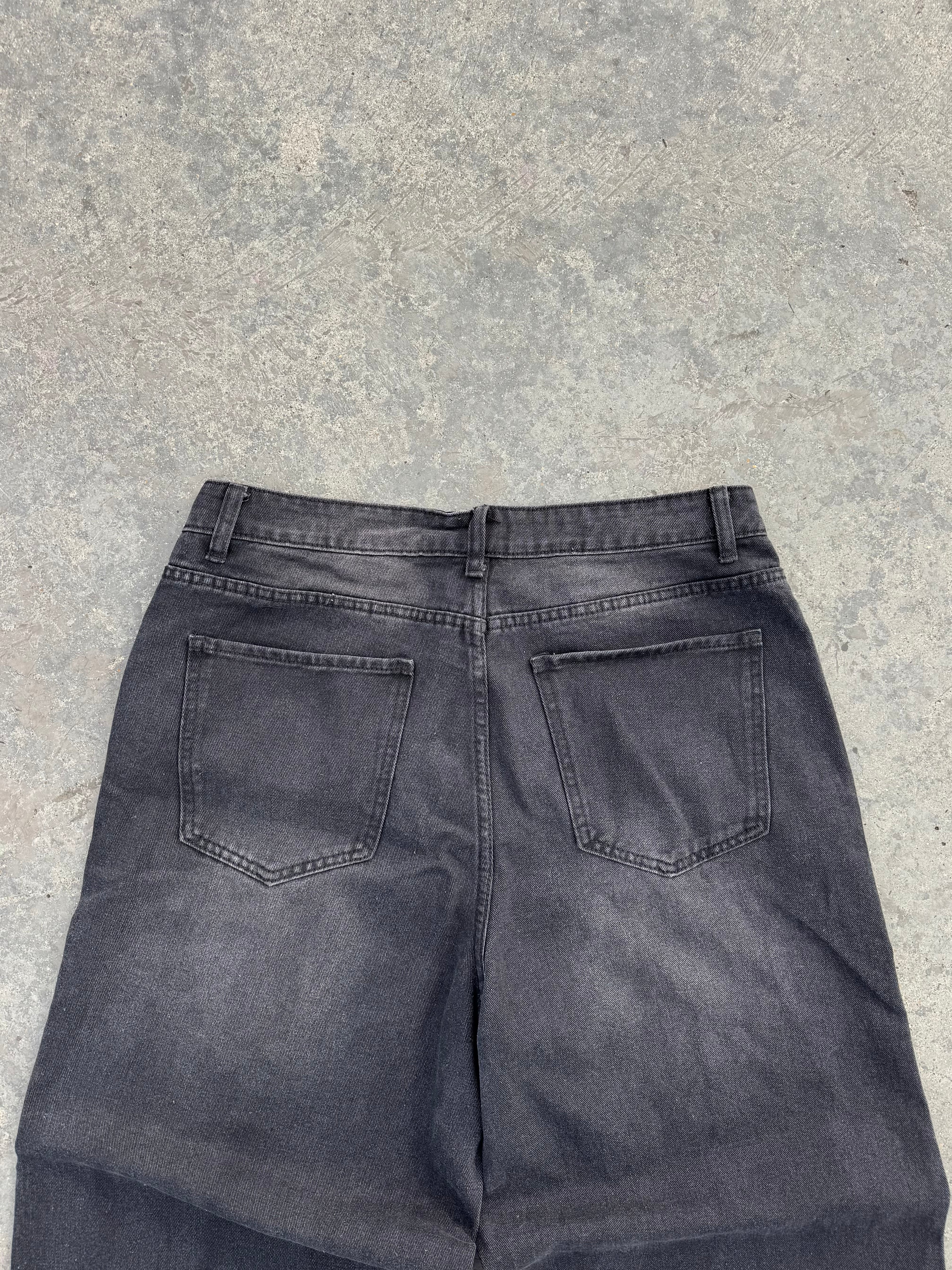 SÚPER BAGGY BLACK DENIM PANT