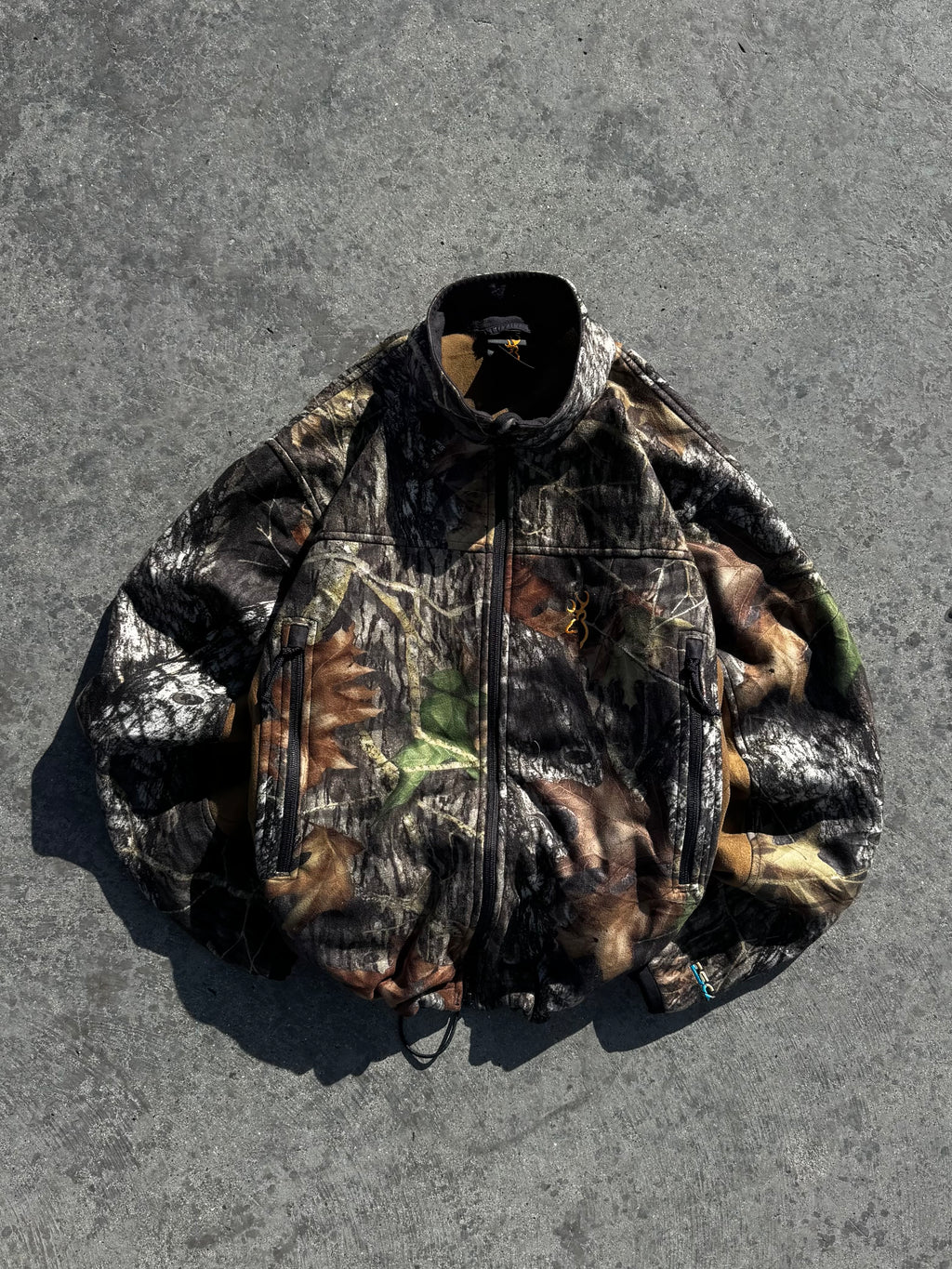 REALTREE FLACE DOBLE ZIP JACKET BROWNING AUTHENTIC