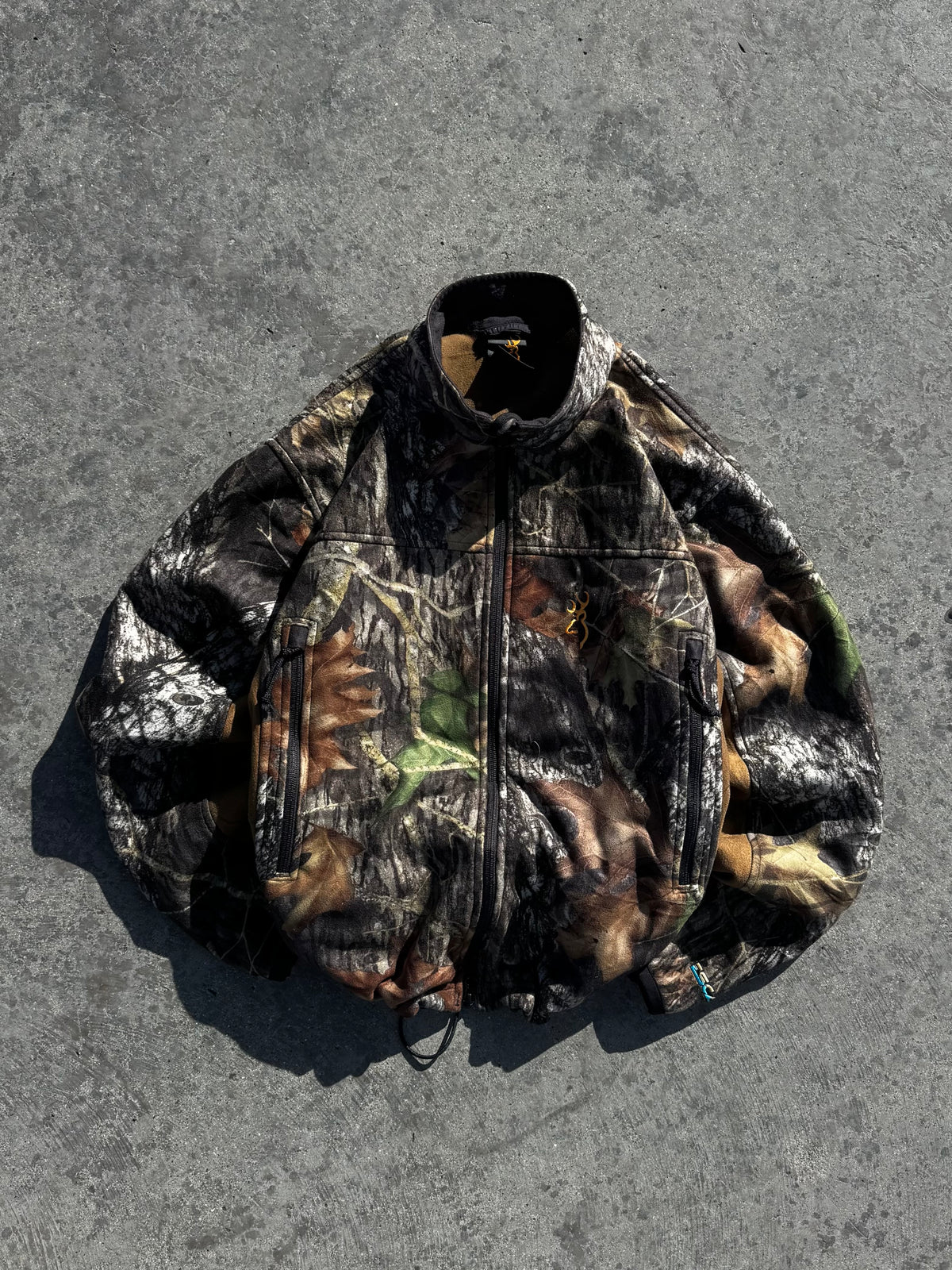 REALTREE FLACE DOBLE ZIP JACKET BROWNING AUTHENTIC