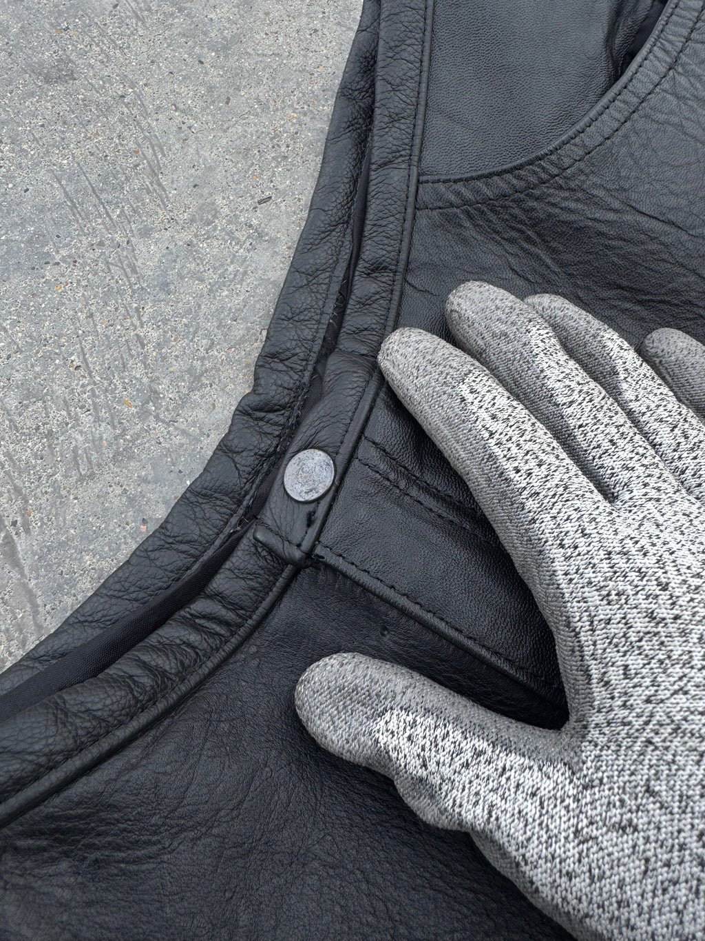 RARE PANT 100% CUERO AUTENTICO BLACK