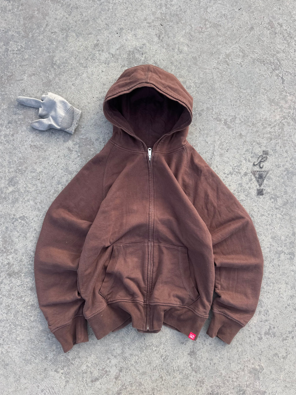 ZIP HOODIE DOBLE FAZ COFFE HBC LEGIT