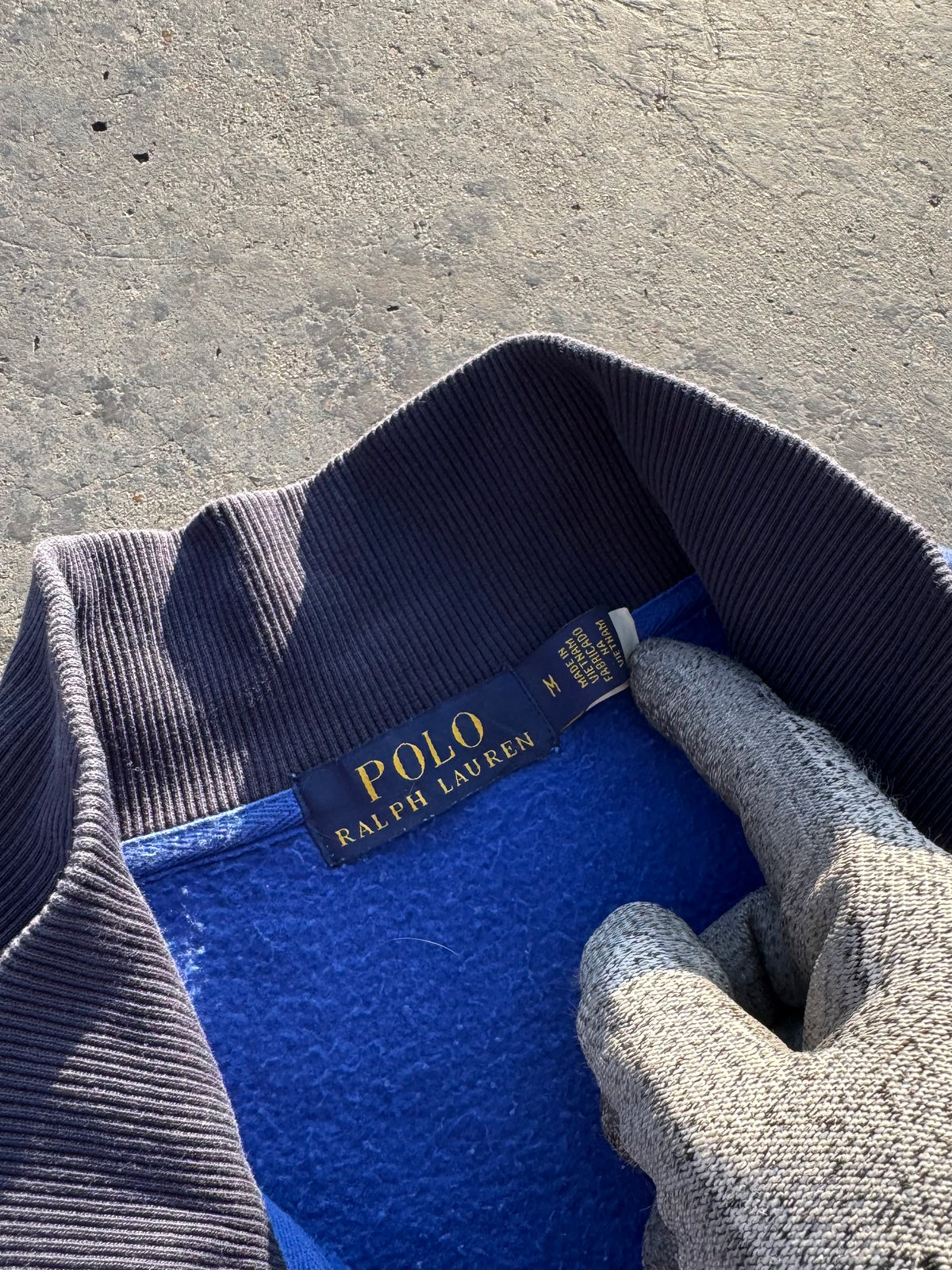 HOODIE QUARTER ZIP POLO RALPH LAUREN LEGIT
