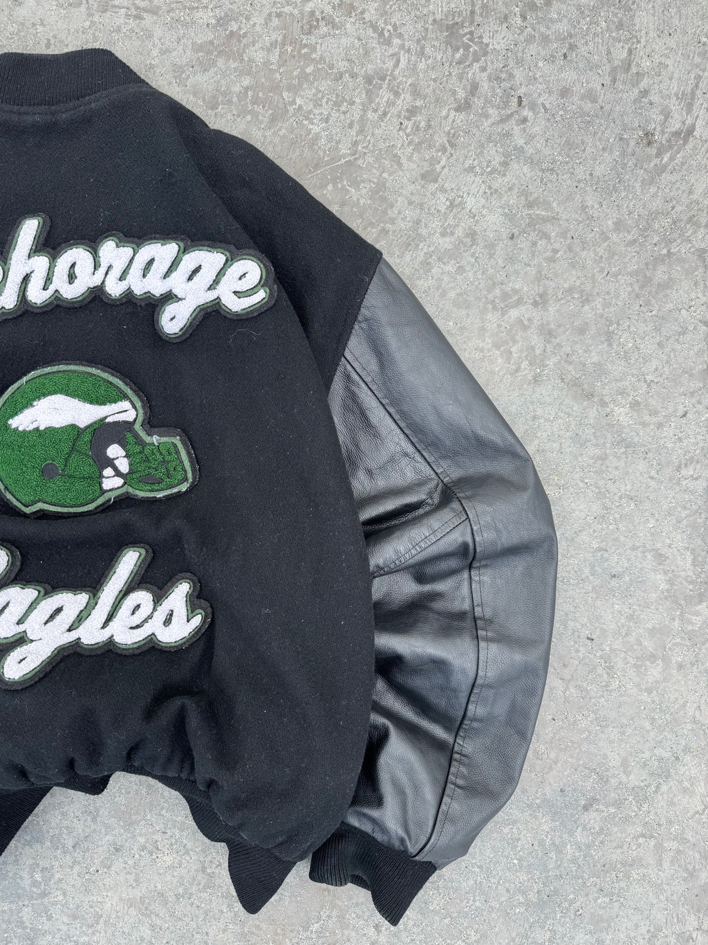 VARSITY JACKET BIG LOGO EAGLES NEW ZLANDER OG 1999