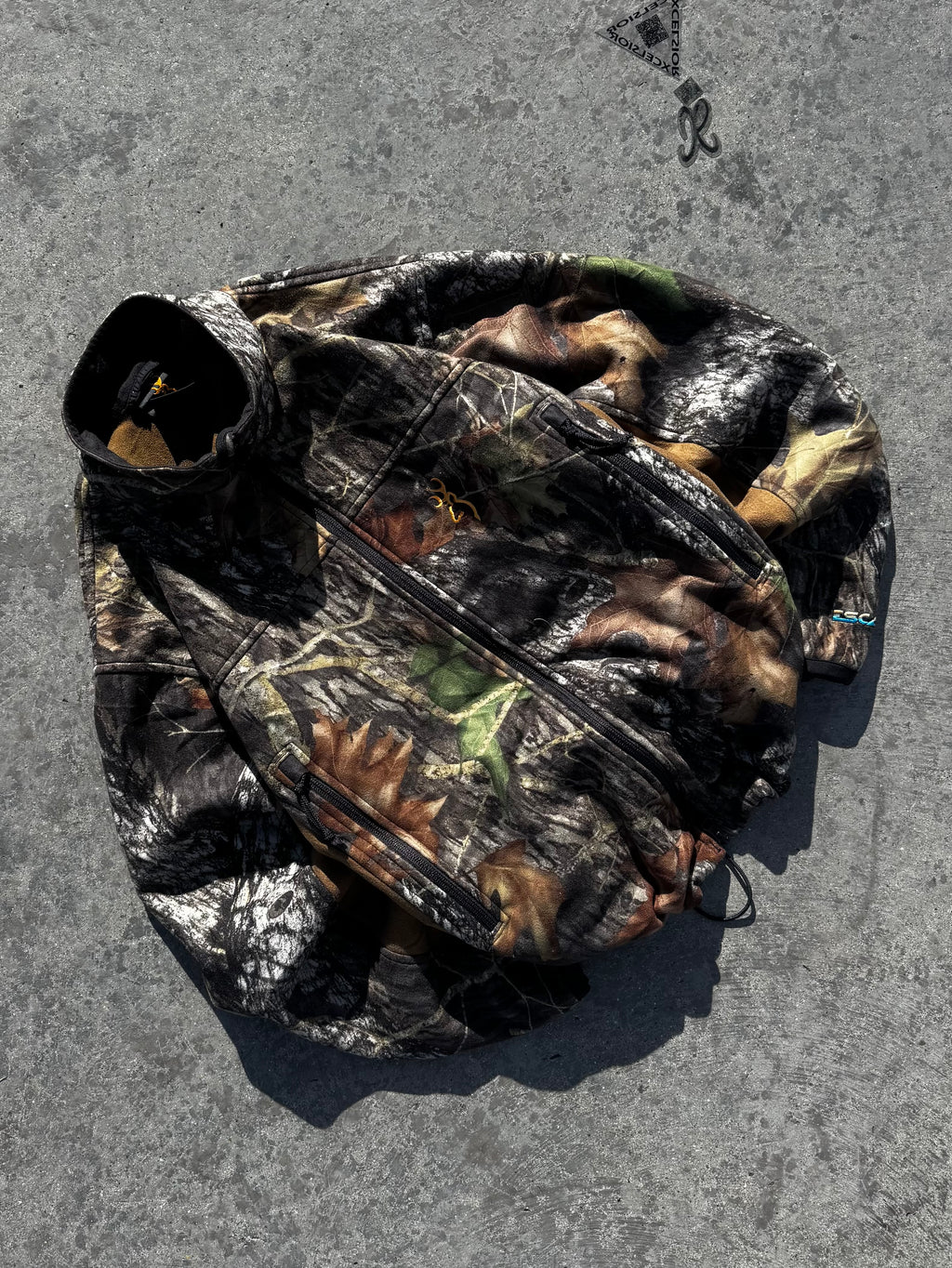REALTREE FLACE DOBLE ZIP JACKET BROWNING AUTHENTIC