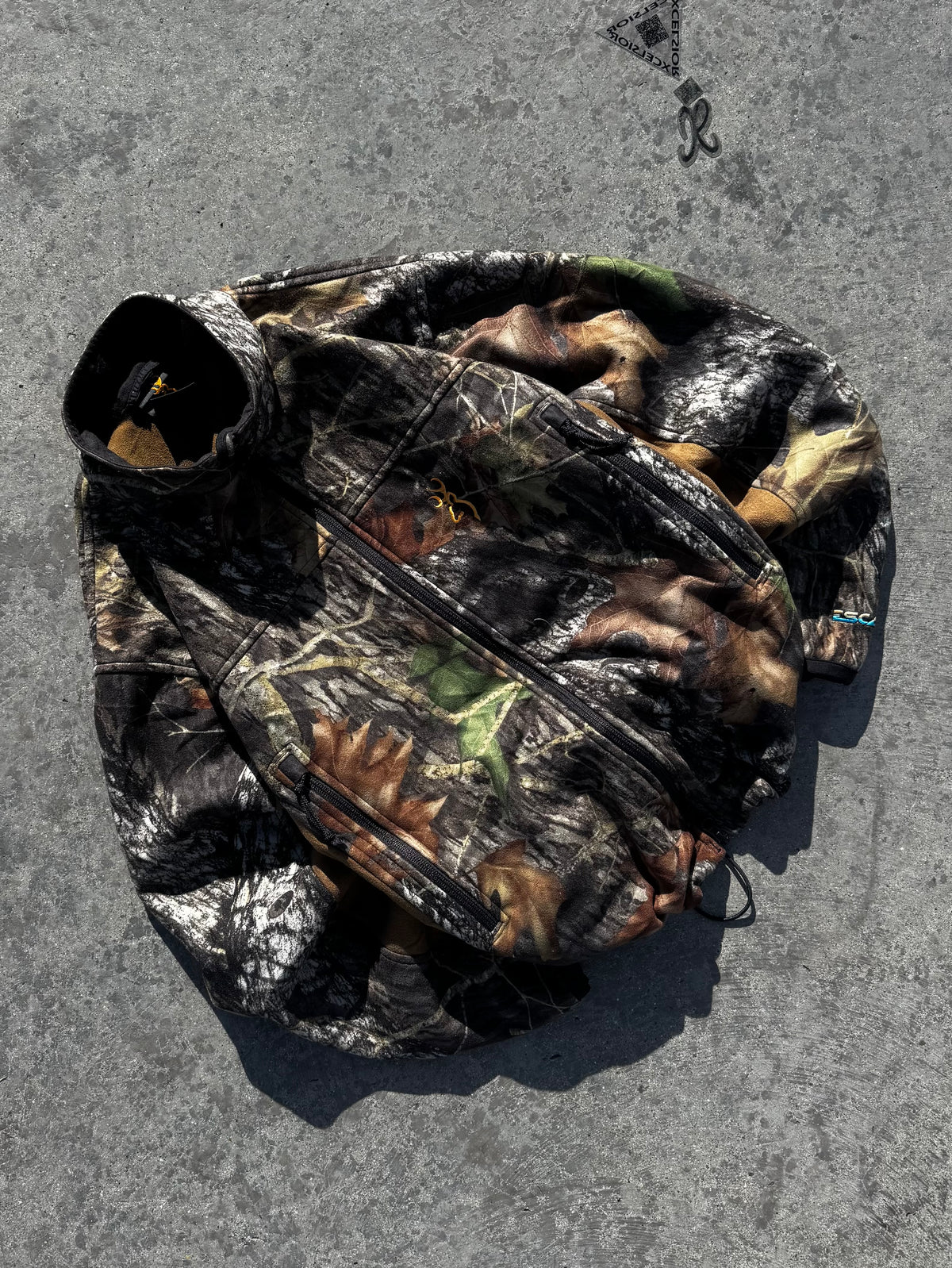 REALTREE FLACE DOBLE ZIP JACKET BROWNING AUTHENTIC