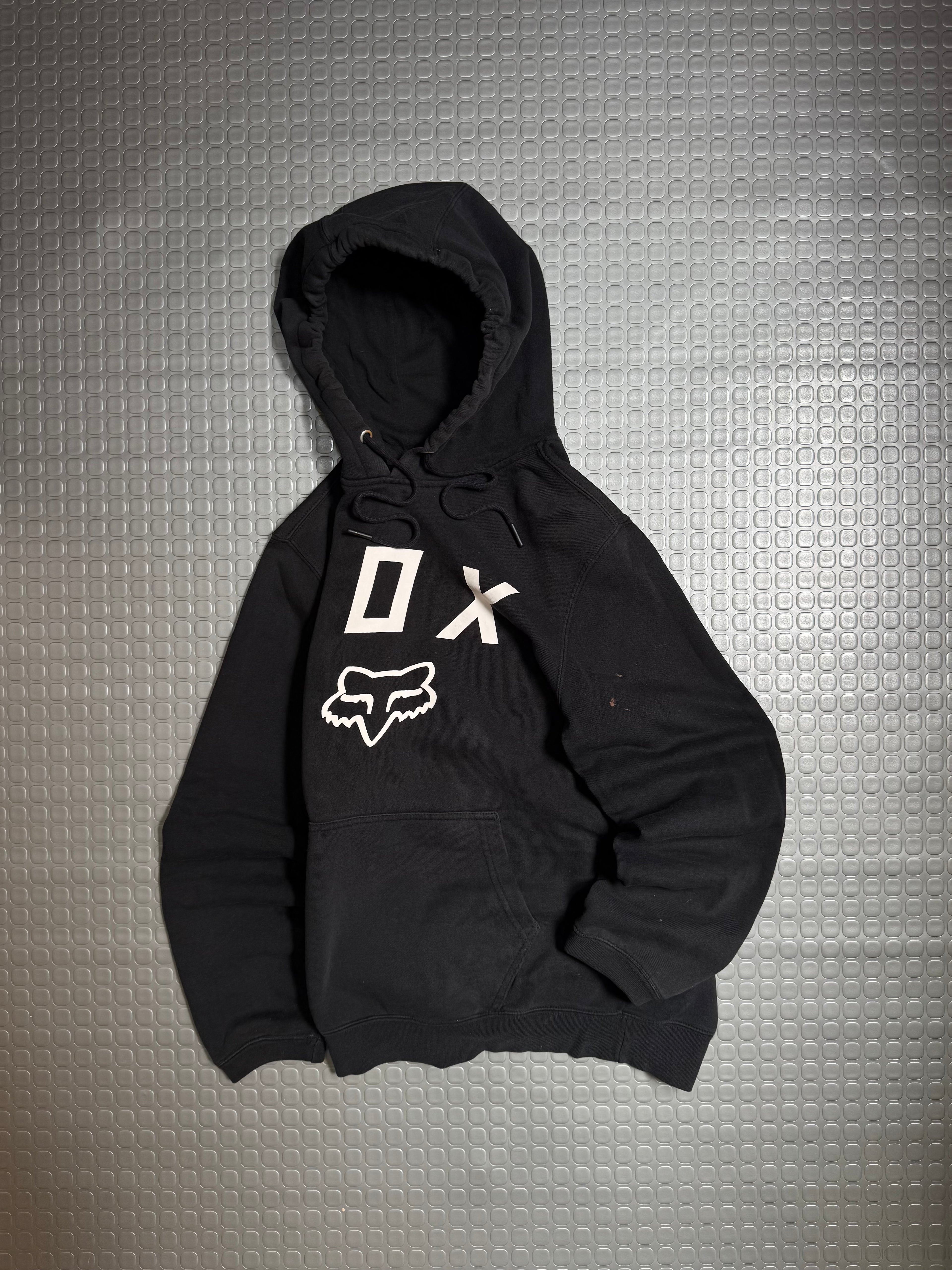 HOODIE BIG FLAG FOX 100% COTTON