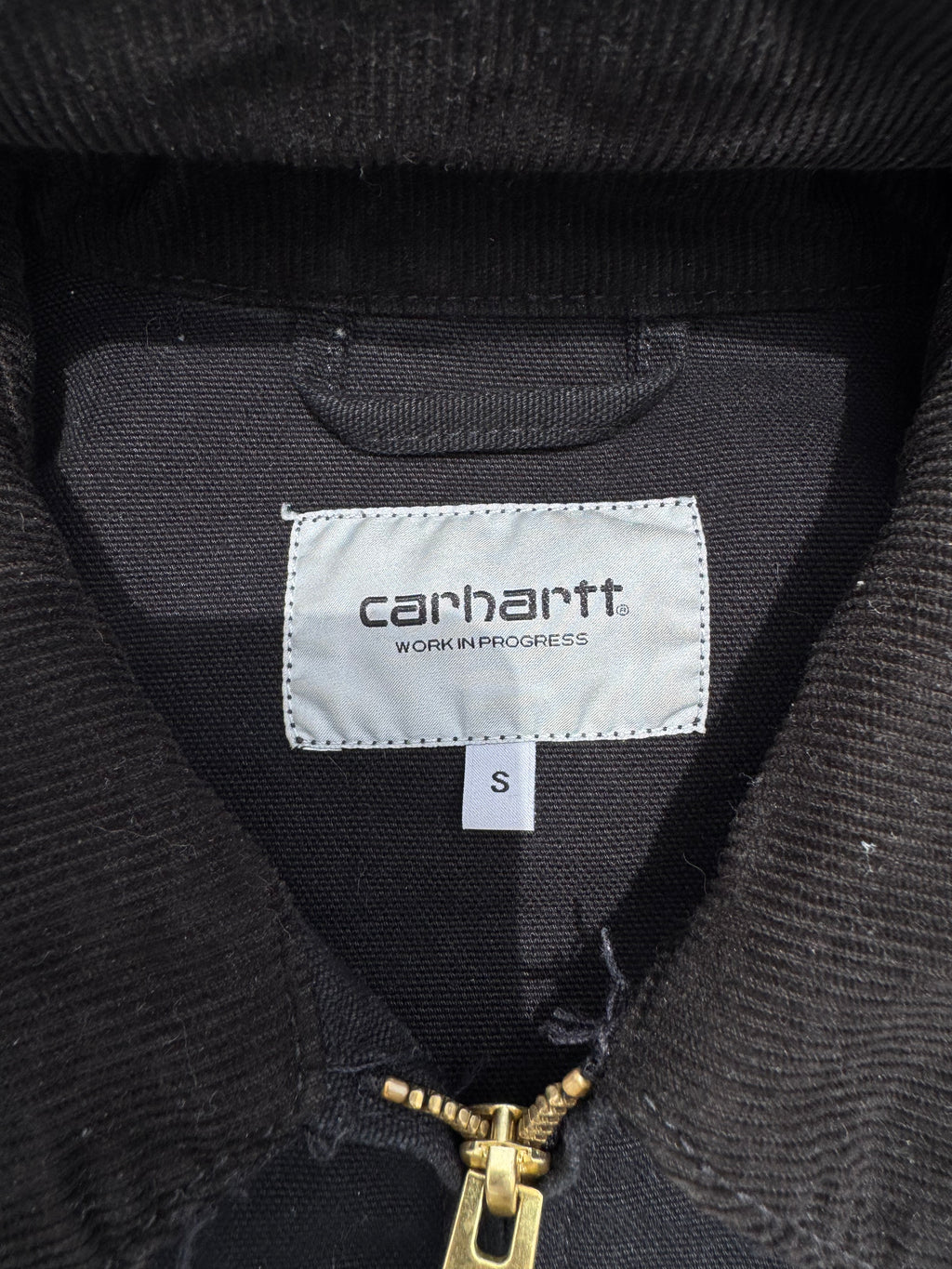 CARHARTT WIP DETROIT JACKET BLACK WORK WEAR