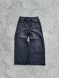 SÚPER BAGGY BLACK DENIM PANT