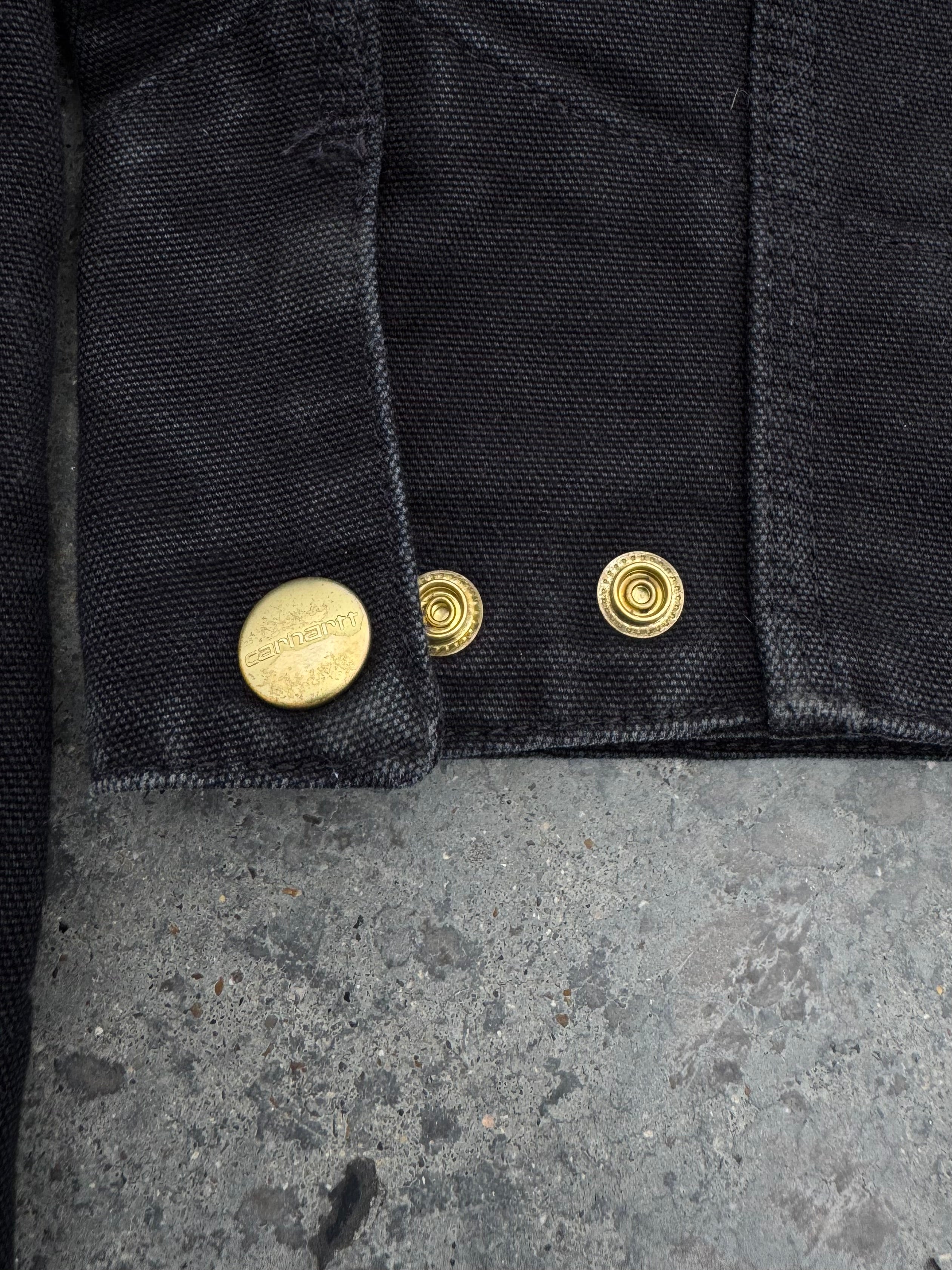 CARHARTT WIP DETROIT JACKET BLACK WORK WEAR