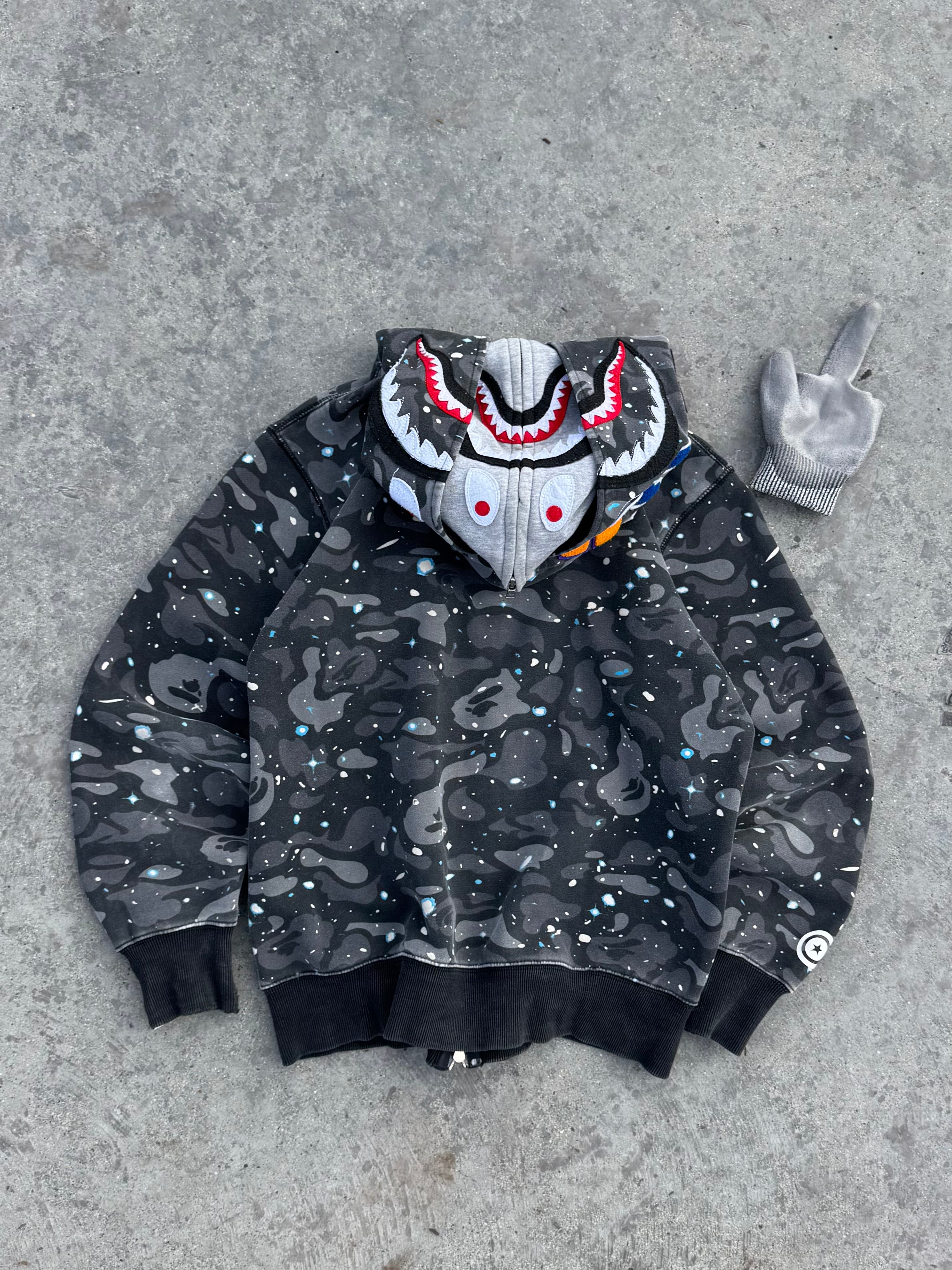 BAPE SHARK DOBLE CAPOTA