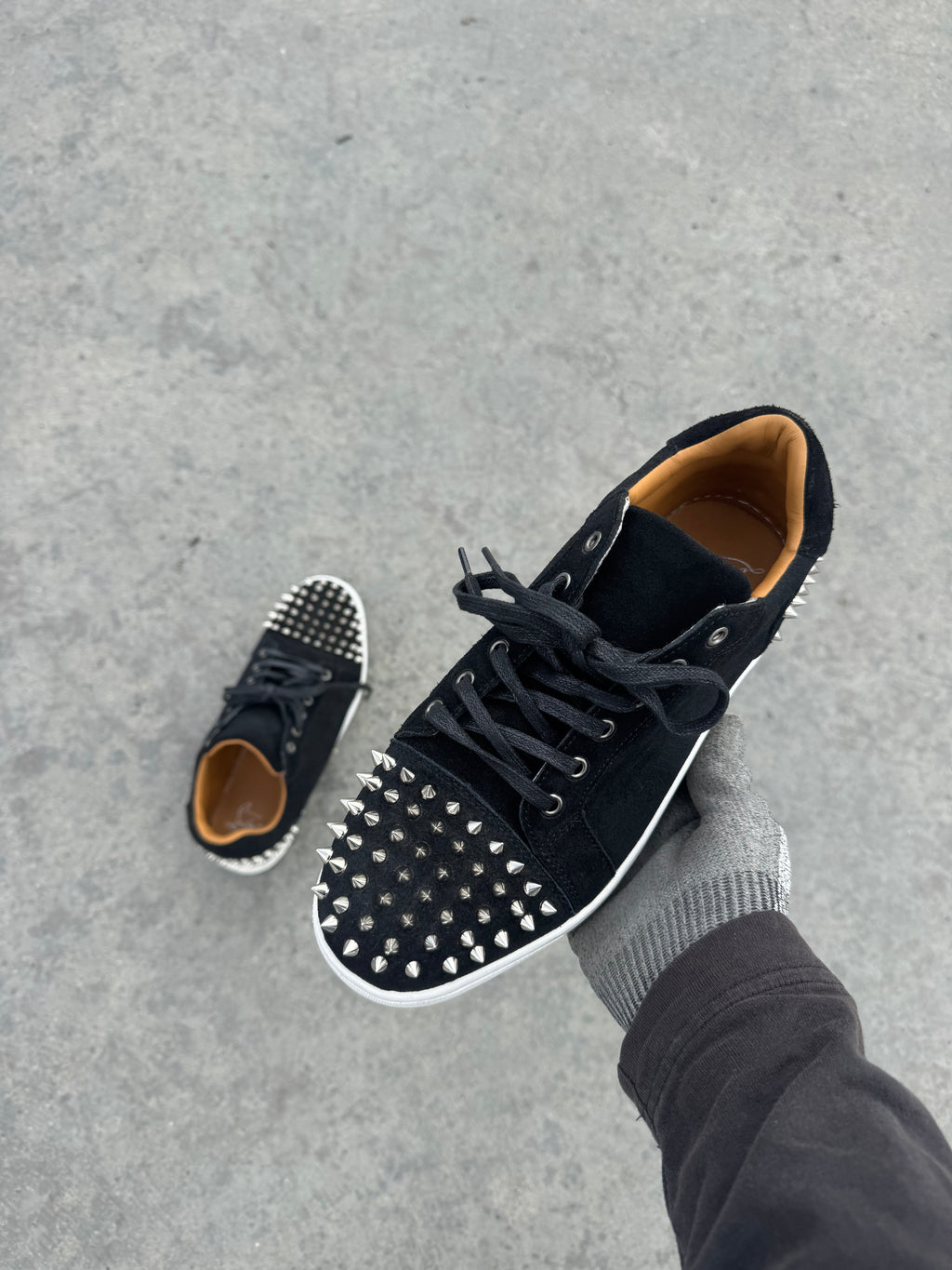 CHRISTIAN LOUBOUTIN BLACK SHOES