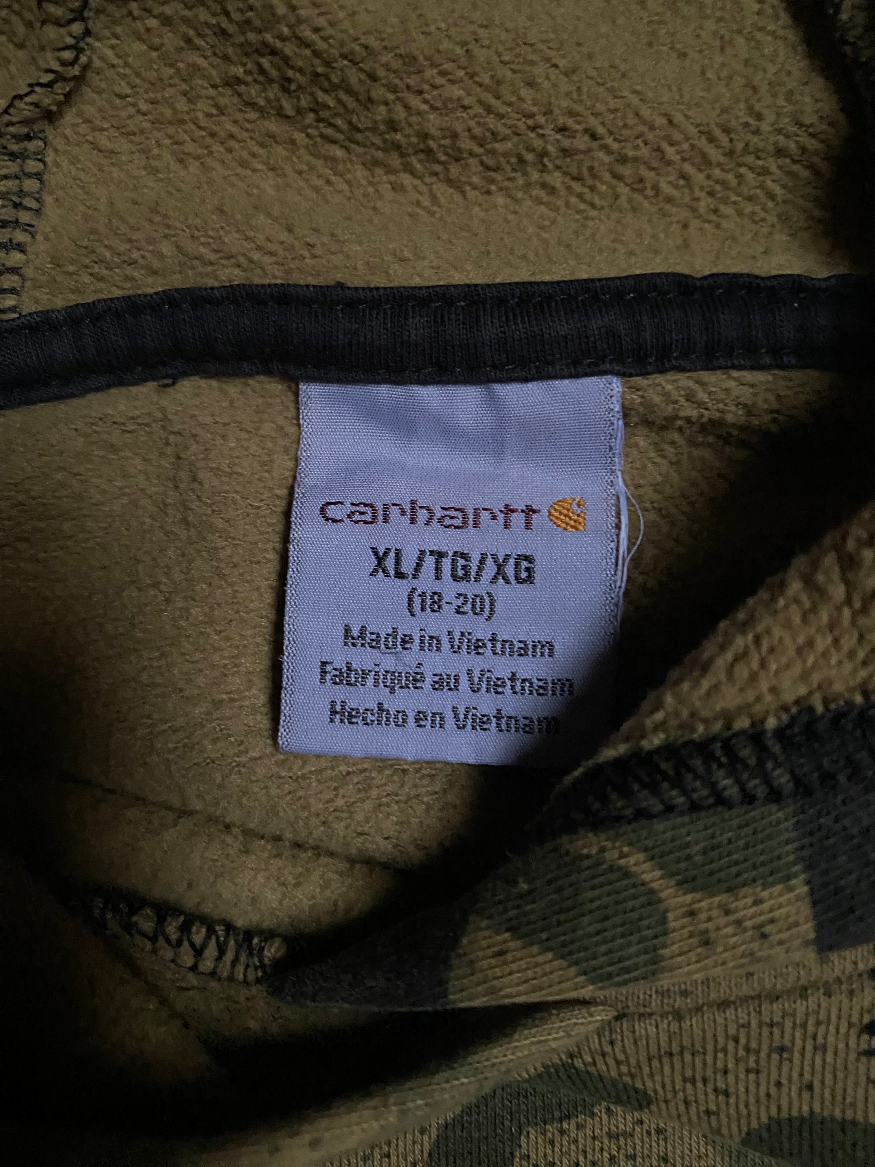 CARHARTT HOODIE CAMO EXCLUSIVE PIECE